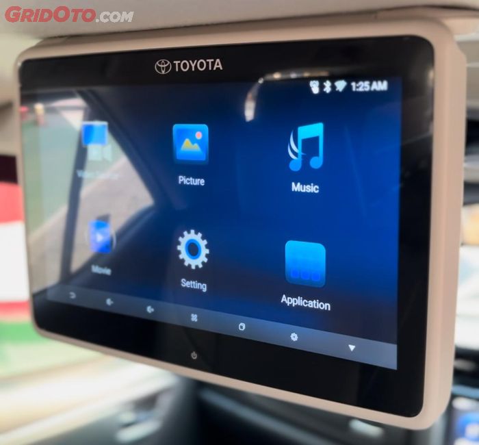 Rear Seat Entertainment Toyota Fortuner Facelift 2024