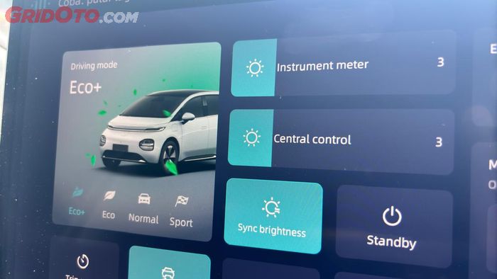 Mode berkendara di Wuling Cloud EV