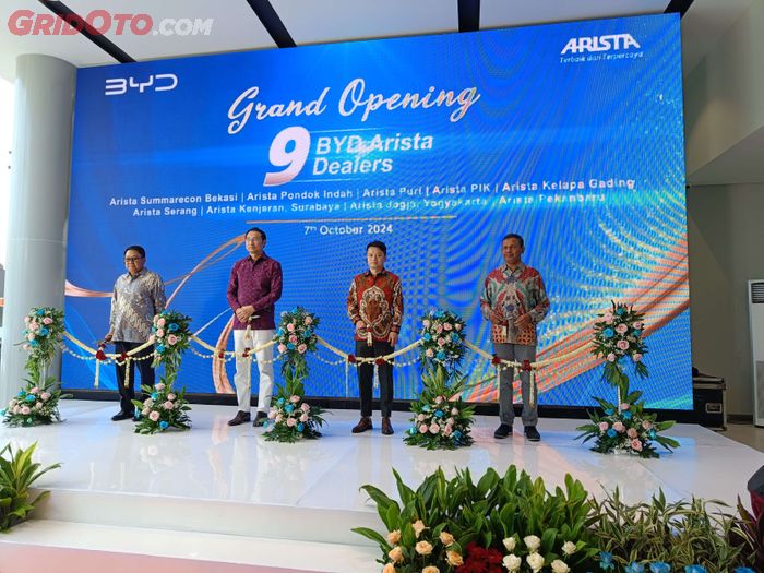 Pembukaan dealer baru BYD dan Arista Group