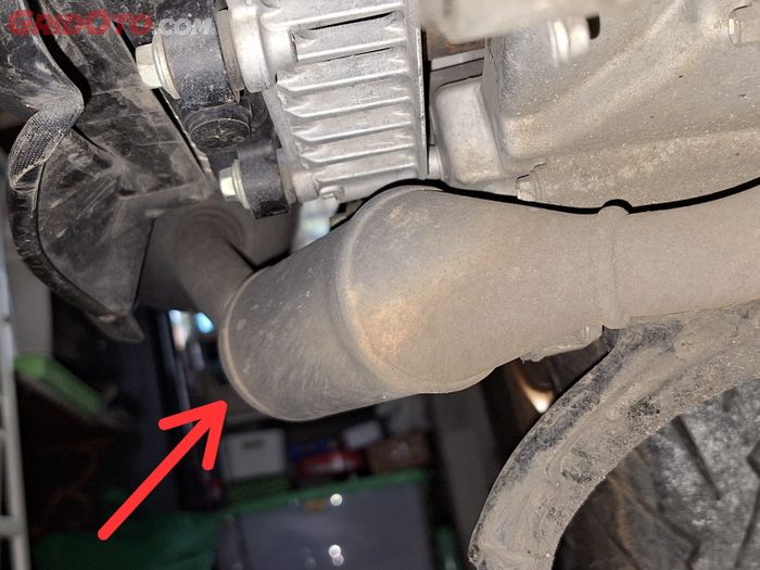 Fungsi benjolan pada knalpot motor matic 