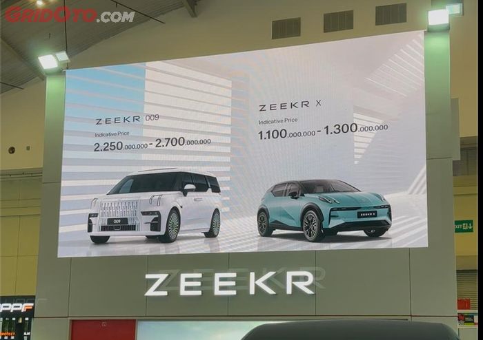Estimasi harga Zeekr X dan 009 di GJAW 2024