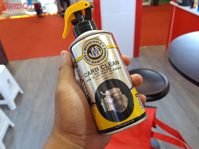 Megacools Carb Cleaner diklaim aman terhadap sil dan juga sensor 