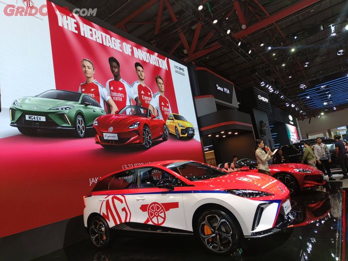MG Motor resmi jadi official automotive partner club bola Arsenal