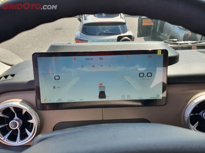 Tampilan speedometer truk GWM