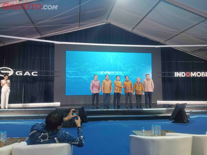 Peresmian pabrik GAC AION di Purwakarta