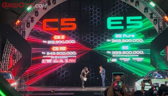 Harga Chery C5 dan E5 terbaru