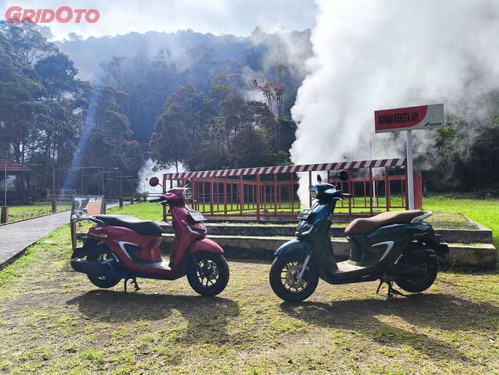 Honda Stylo di Kawah Kamojang