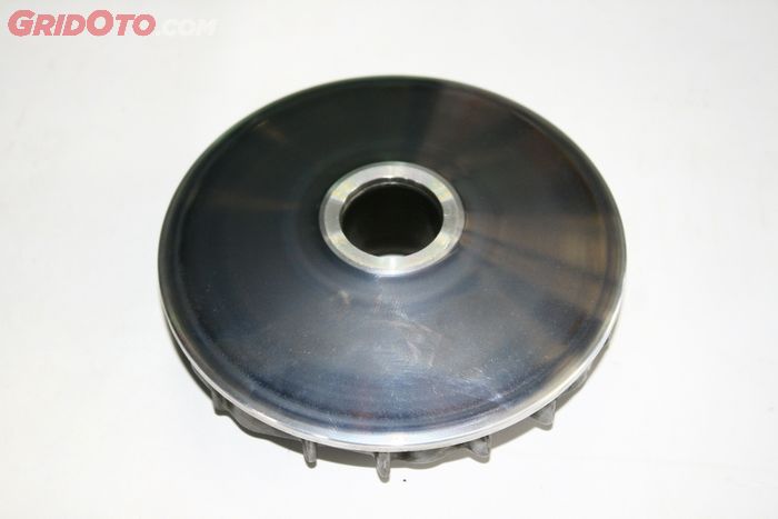 Pulley dibubut membuat kemiringan jadi 13,5 derajat