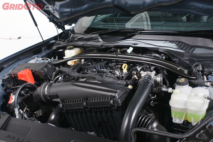 Mesin empat silinder EcoBoost milik Ford Mustang.