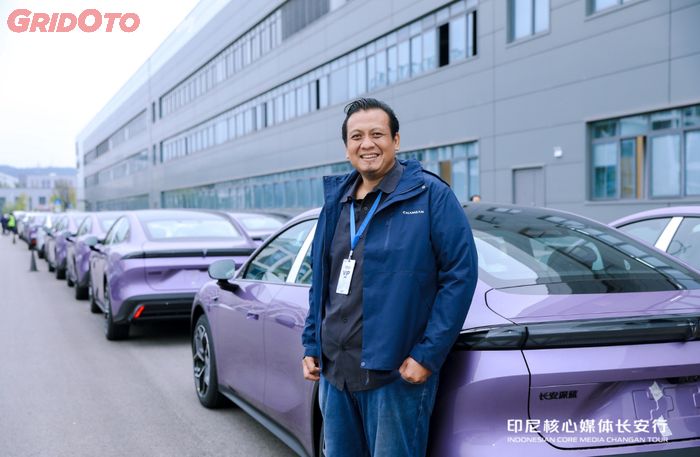GridOto di pabrik Changan, Chongqing, Cina (25/10/2025)