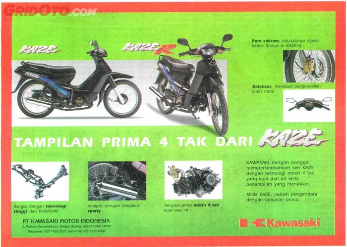Iklan Kawasaki Kaze