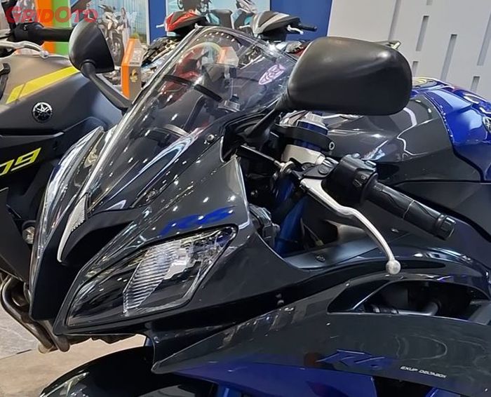 headlamp Yamaha R6 Race Blue Special Edition