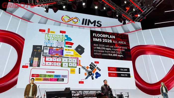 Area pameran IIMS 2026 semakin luas