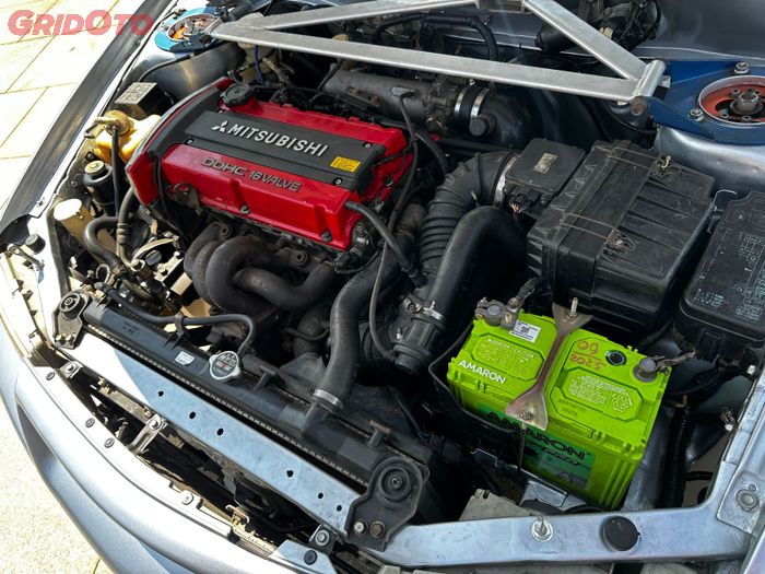 Mesin Mitsubishi Lancer Evolution VI RS milik Subhan Aksa