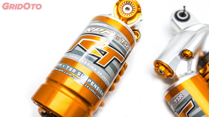 RPM Suspension sudah dilengkapi dengan setingan komplit, preload, kompresi dan rebound 