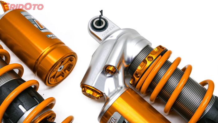 Kepala sok pada RPM Suspension difinishing dengan mesin CNC sehingga lebih rapi dan mewah