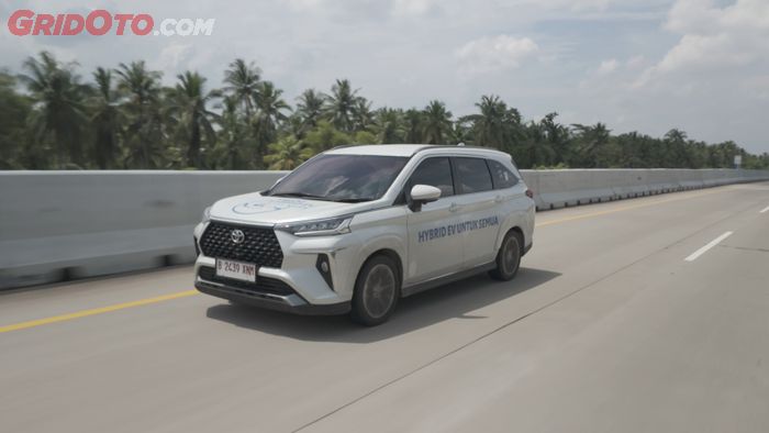 Jalur tol Trans Sumatera dari Bakauheni menuju Palembang masih terlihat lengang meski sudah masuk musim libur