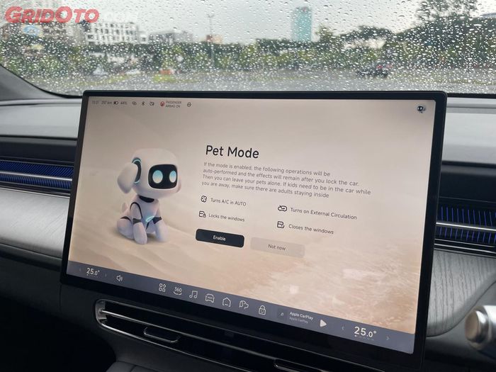Fitur Pet Mode XPENG G6 Pro.