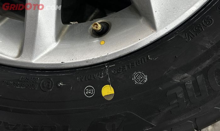 Terungkap, Arti dan Fungsi Bulatan Kuning dan Merah di Ban Mobil