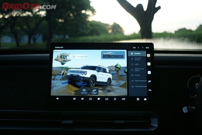 Mode berkendara Mud tersedia untuk BAIC BJ30 Hybrid.