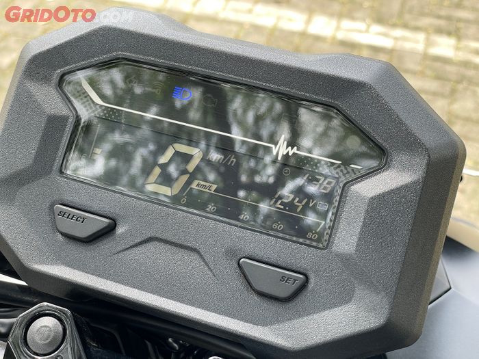 Panel indikator Honda Vario 125 Street sama seperti New Vario 125, beda hanya pada covernya.