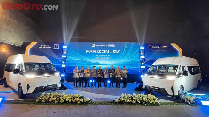 Seremoni peluncuran Farizon SV di Jakarta, Jumat (23/1/2026)