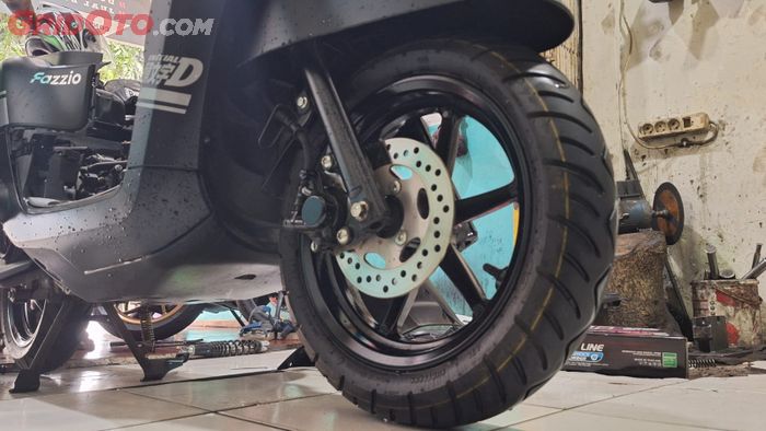 Downsize sokbrekr depan motor matic dibanderol mulai dari Rp 175 ribu di bengkel Berkah Fajar Motor 