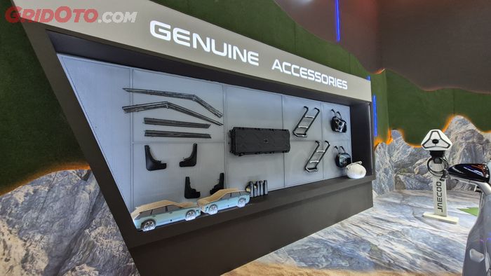 Aksesori atau kelengkapan tambahan resmi dari JAECOO