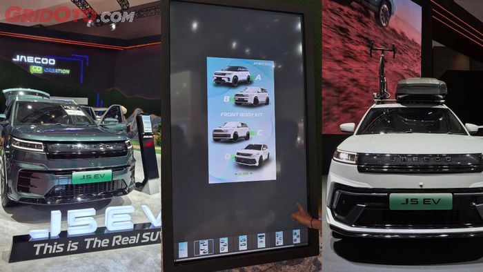 Pilihan bodi depan JAECOO J5 EV Co-Creation