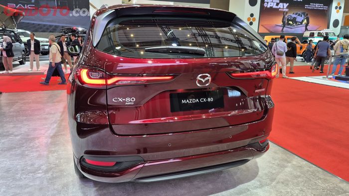 Bodi belakang Mazda CX-80 PHEV