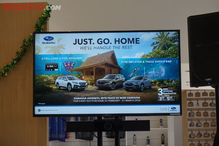 Program pembelian Subaru, dapat gratis kartu uang elektronik sampai pompa dan tas Thule.