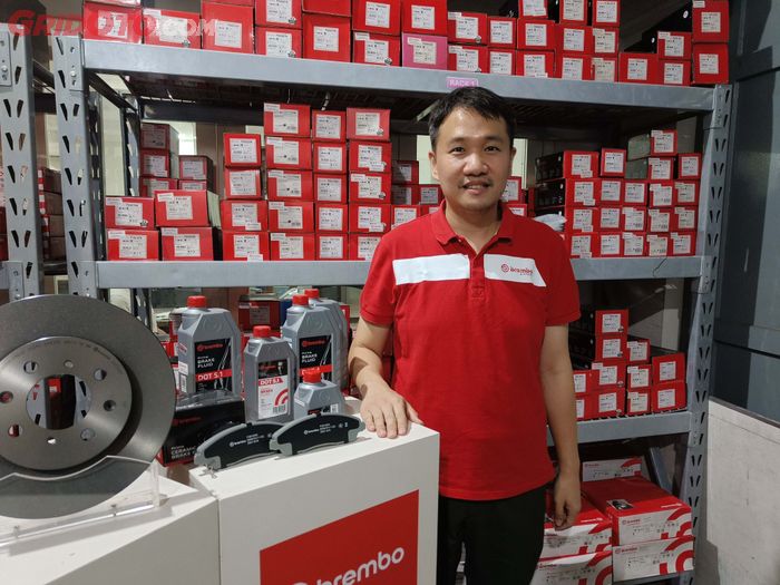 Fransiskus Winata, Sales Manager PT IndoOne Citra Adidaya distributor resmi kampas rem Brembo
