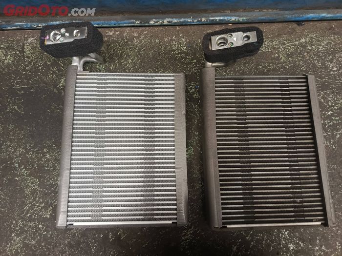 Evaporator AC yang sudah bersih