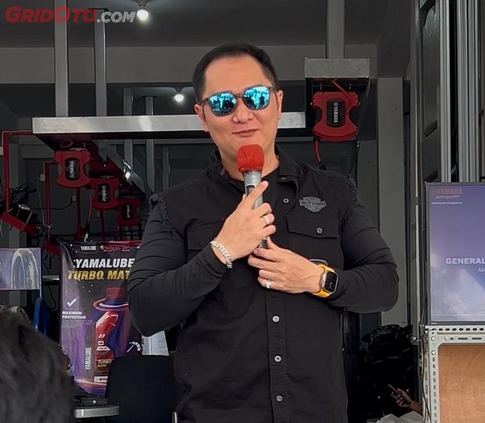 Joni Lie, General Manager PT Alfa Scorpii optimis penjualan motor Yamaha di Sumatera tahun ini bisa meningkat