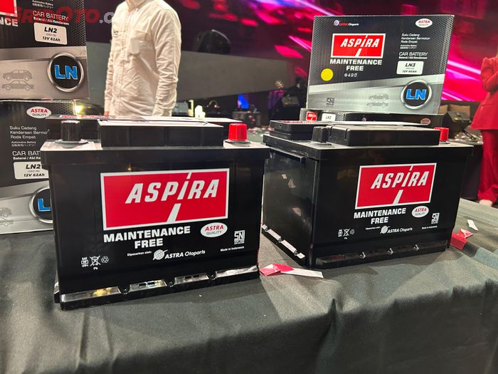 Aspira luncurkan aki maintenance free tipe LN2 dan LN3 yang cocok dipakai di Toyota Innova dan juga Fortuner