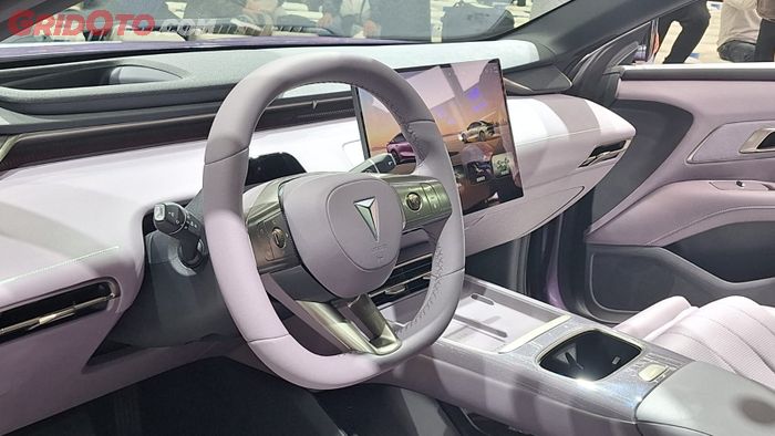 Area kemudi Changan Deepal L06, terpantau sudah pakai sunflower screen head unit 