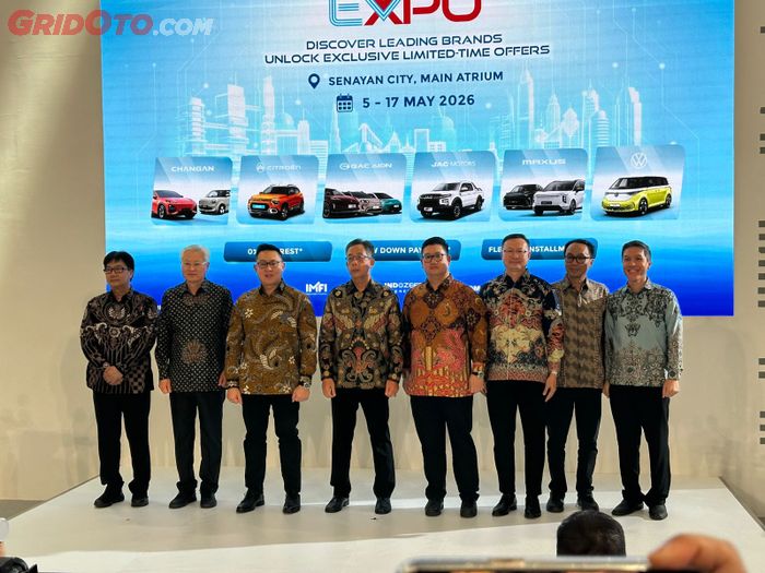 Para CEO brand mobil di bawah naungan Indomobil Group di pembukaan Indomobil Expo 2026