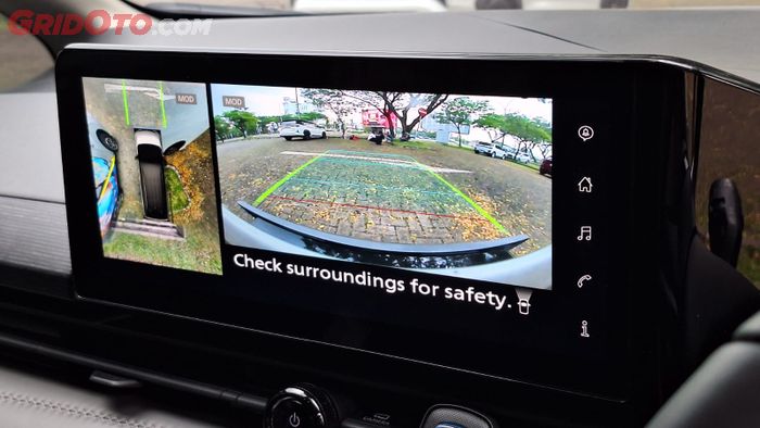 Tampilan arround view motor Nissan Serena e-Power