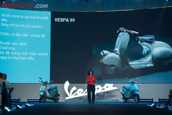 Vespa 98, Vespa pertama keluaran tahun 1946 jadi inspirasi Sprint, Primavera dan GTS versi limited 80th Anniversary