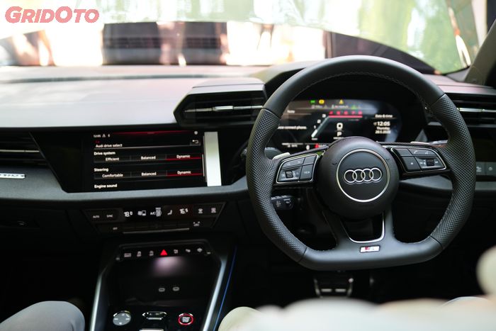 Interior Audi S3 Verve Edition dengan Audi Virtual Cockpit yang khas