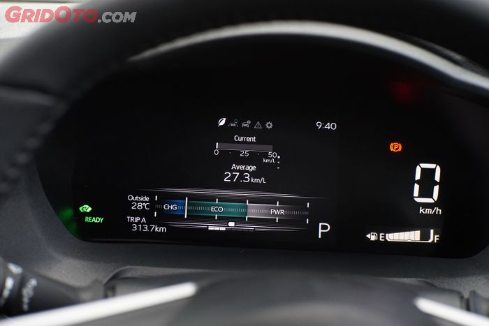 Konsumsi BBM Toyota Vios HEV bisa capai 27,3 km/l di rute Dalam Kota.