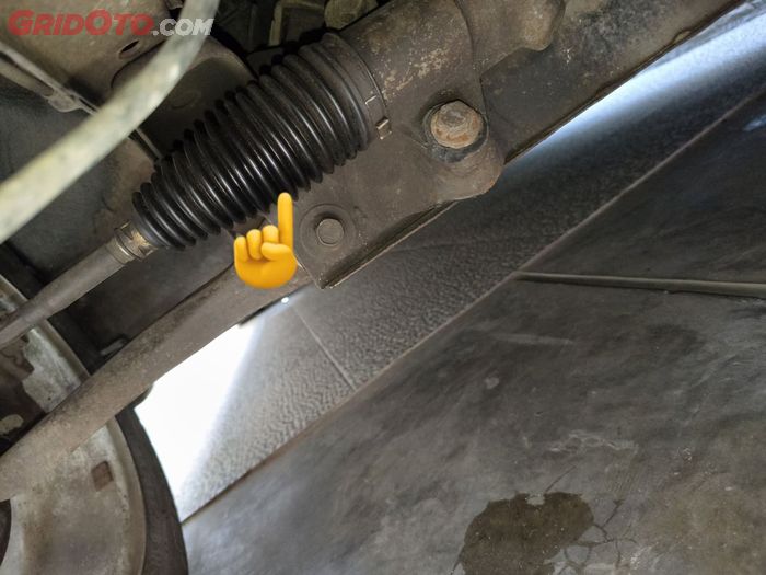 Letak kebocoran oli power steering