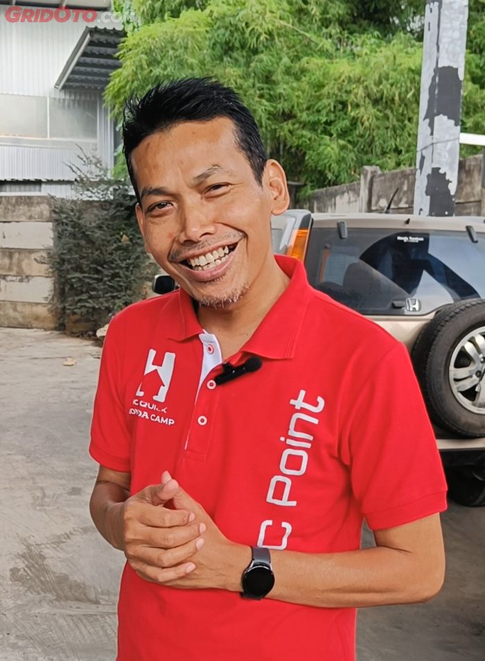 Sugito, pemilik bengkel Honda Camp Official 