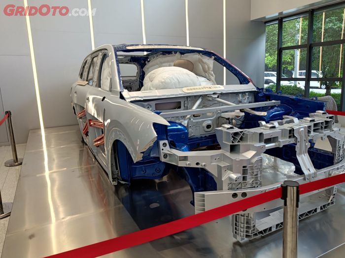 Ilkustrasi rangka mobil Wuling