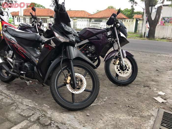 Kaliper rem Ninja dan Supra