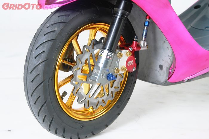 Yamaha Jog 50cc Chroome Pink Mr. Moo