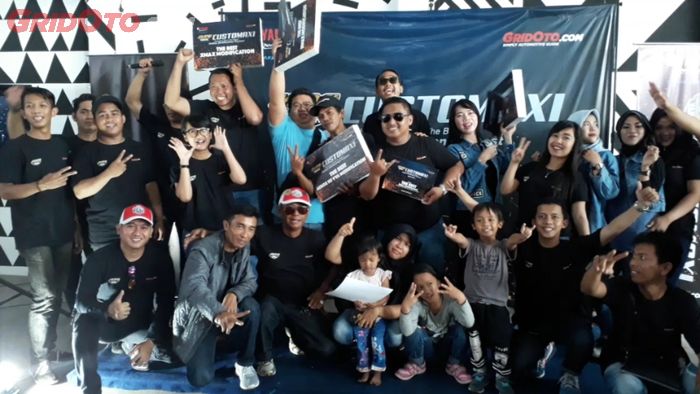 para peserta dan pemenang Customaxi Yamaha Banjarmasin