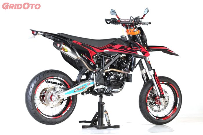 Modifikasi Kawasaki KLX 150 Berbaju KTM CAOS Custom Bike