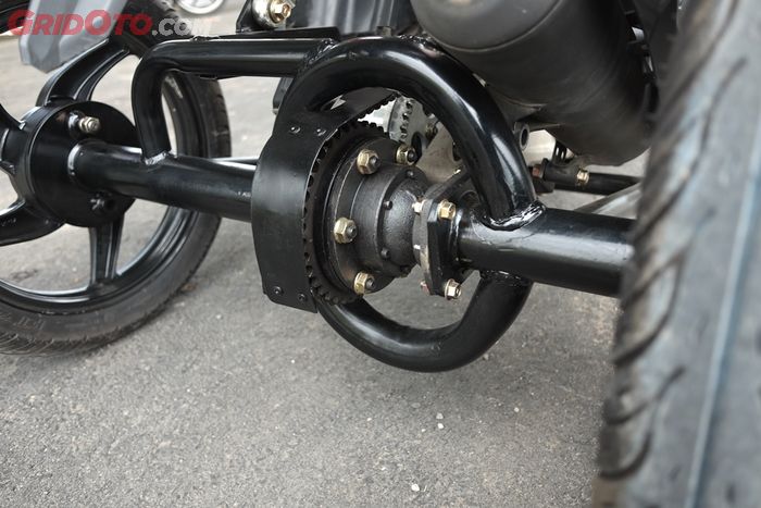 Sistem differential pada delta trike hasil modifikasi RWIN Development