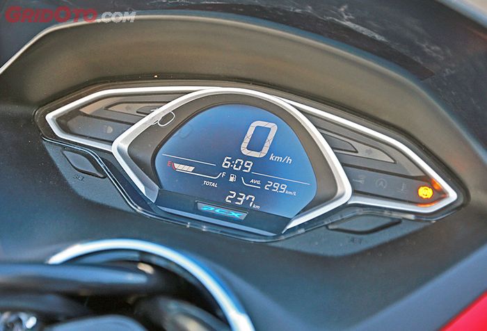 Speedometer PCX 150 bernuansa negative display